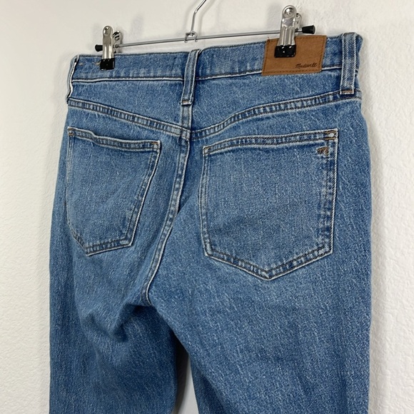 Madewell Mid-Rise Perfect Vintage‎ Jean in Ainsdale Knee-Rip Edition size 26P - Picture 5 of 9